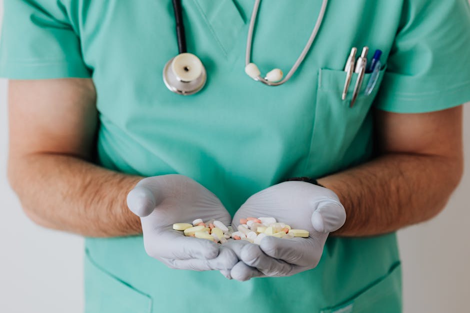 Medicinski stručnjak s lijekovima